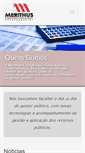 Mobile Screenshot of meritusconsultoria.com.br